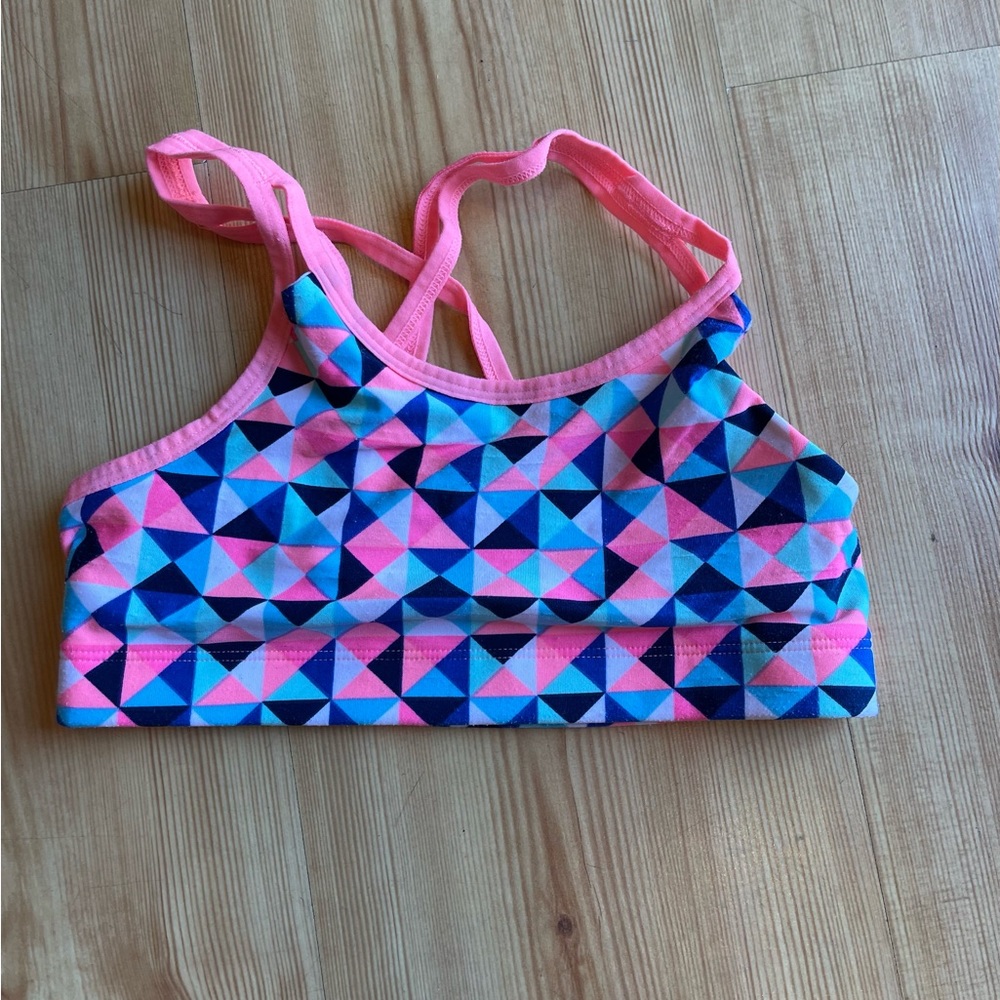 Girls sports bra size 8